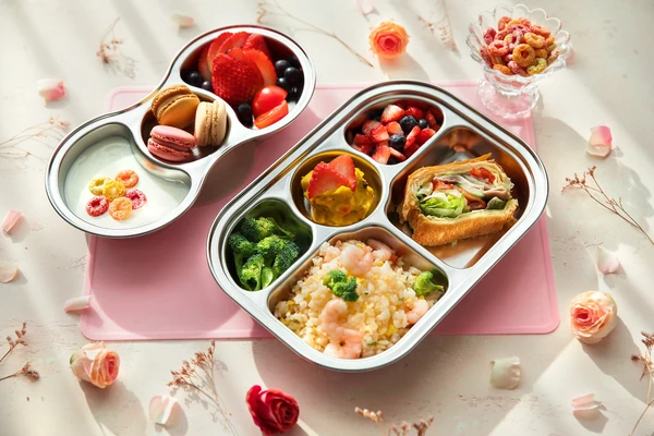Stainless food trays