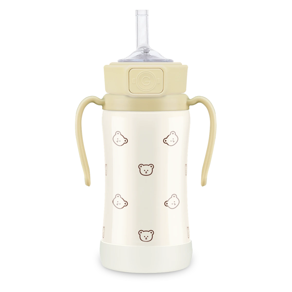 GROSMIMI nerezový termo tréningový pohárik so slamkou Dotgom 300 ml