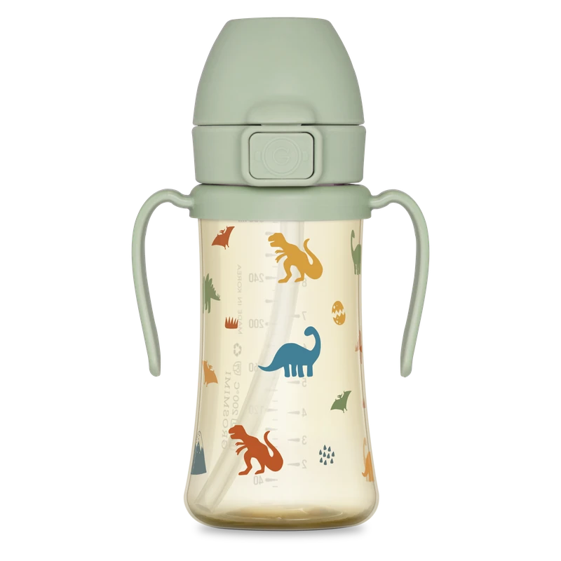 PPSU straw cups — Dino, 300 ml