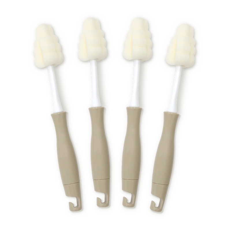 GROSMIMI All in One foam cleaning set for bottles and accessories, Mocha, 4 pcs